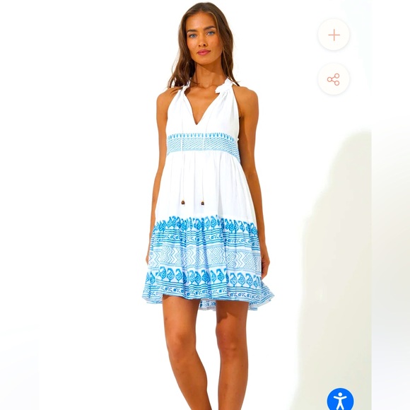 Oliphant Dresses Nwot Oliphant Sleeveless Tiered Tassel Peplum